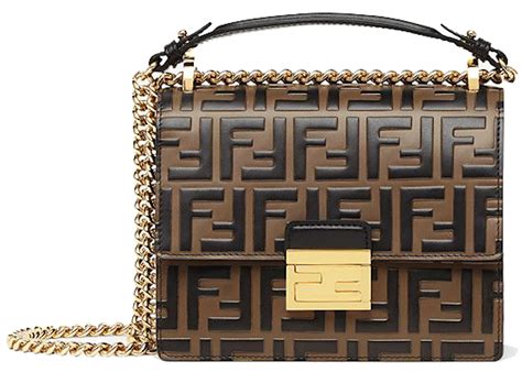 Buy Fendi Kan U Small Bag 'Brown/Black' 